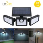 TRIPLE LAMPARA CON PANEL SOLAR - Imagen 5